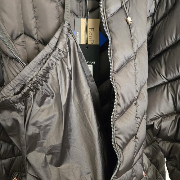 NWT Lane Bryant Packable Puffer Coat Chevron Quilted Plus Size 22/24 - Picture 8 of 8